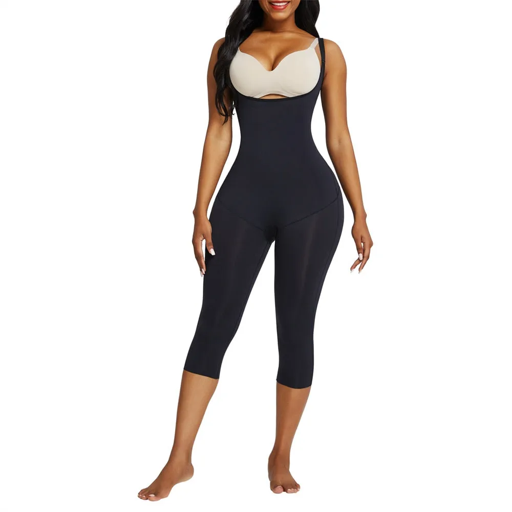 "Waisted" Undetectable Hourglass Open Bust Catsuit Leggings