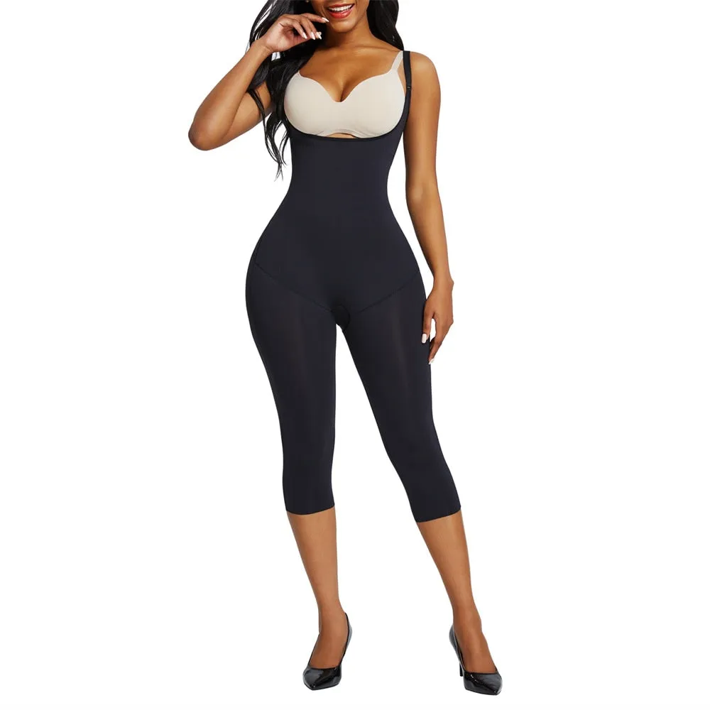 "Waisted" Undetectable Hourglass Open Bust Catsuit Leggings