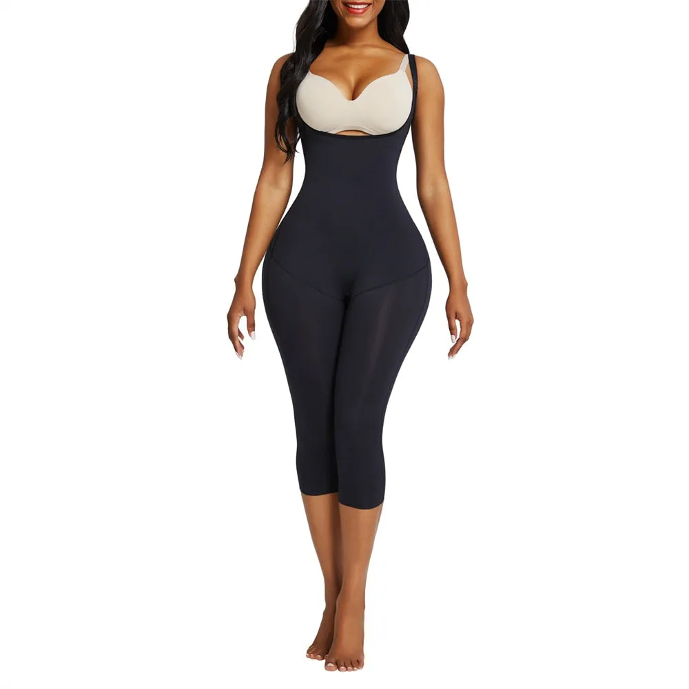 "Waisted" Undetectable Hourglass Open Bust Catsuit Leggings