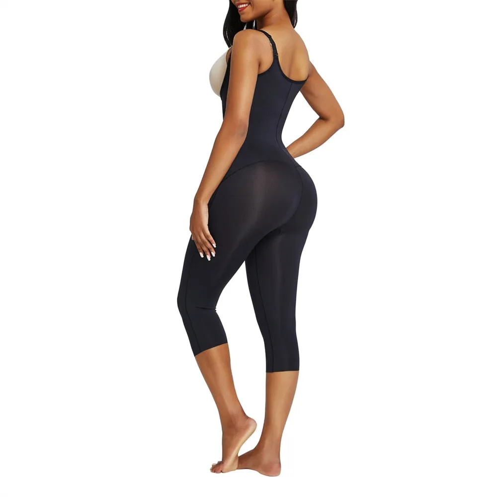 "Waisted" Undetectable Hourglass Open Bust Catsuit Leggings