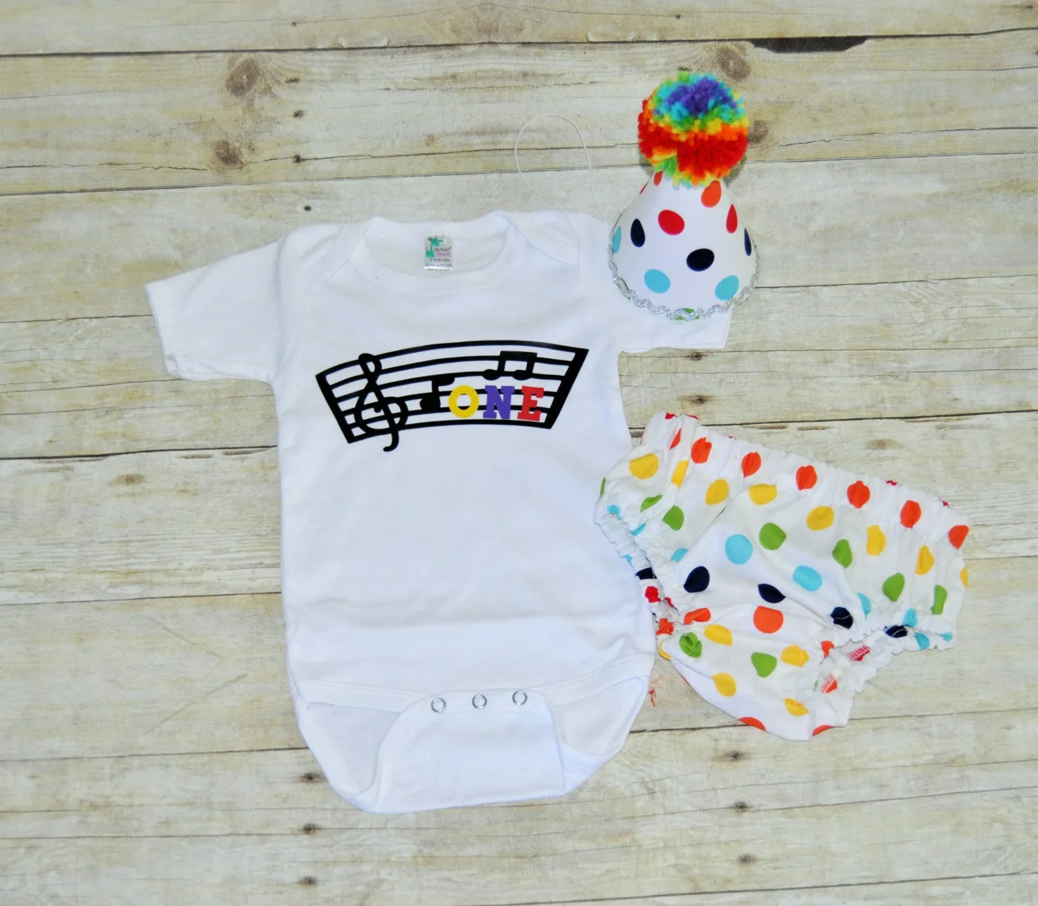 Rainbow dot cake smash, polka dot cake smash, music bodysuit, music cake smash, 1st birthday outfit, 1st birthday, music birthday outfit