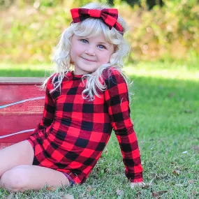 Red Buffalo Plaid Leotard