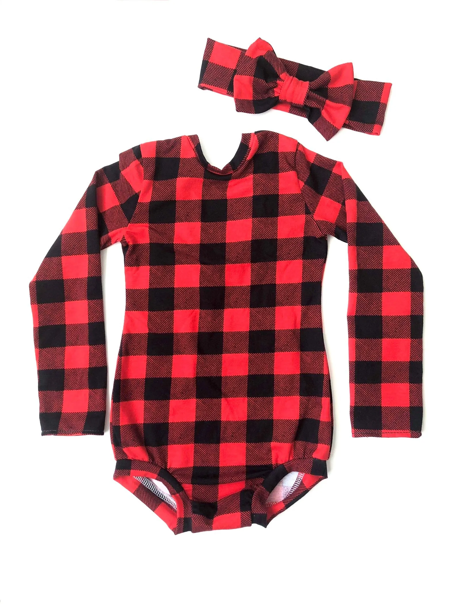 Red Buffalo Plaid Leotard