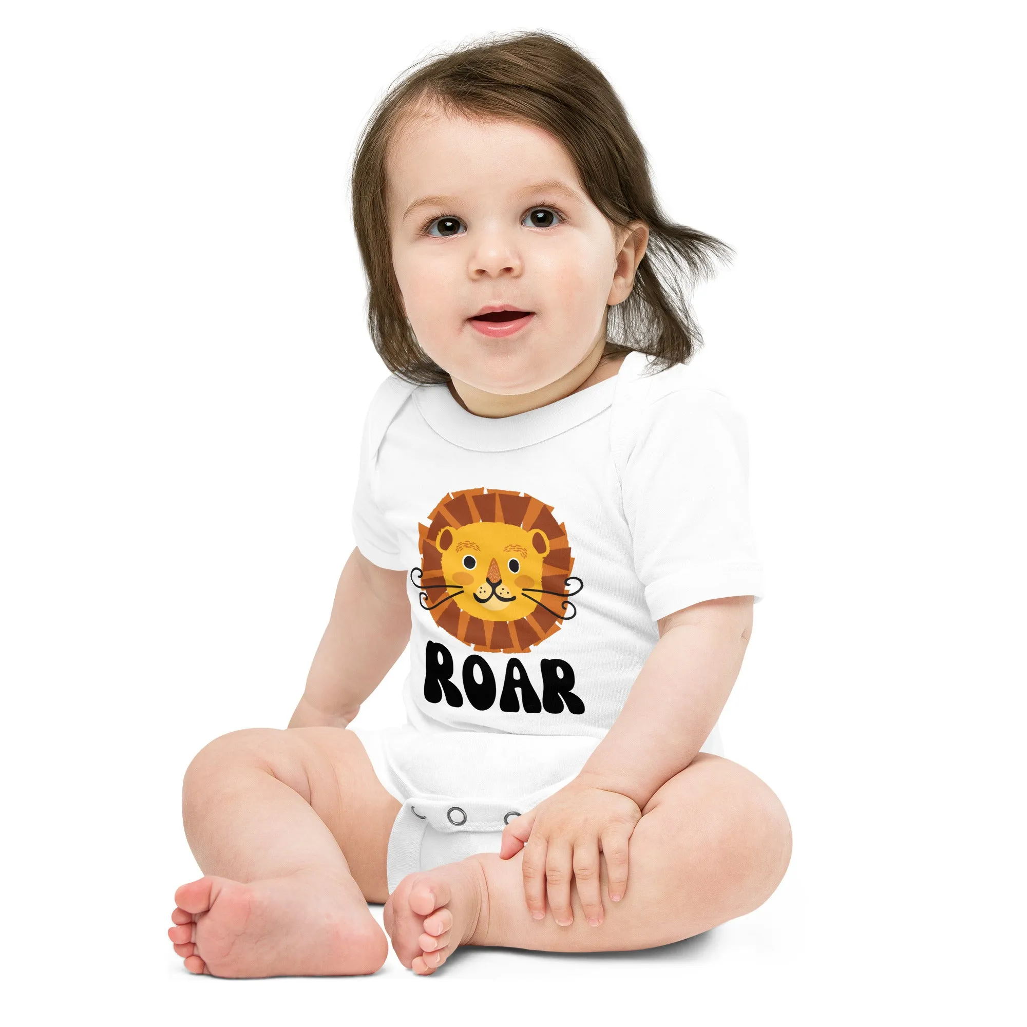 Roar Lion - Baby short sleeve one piece