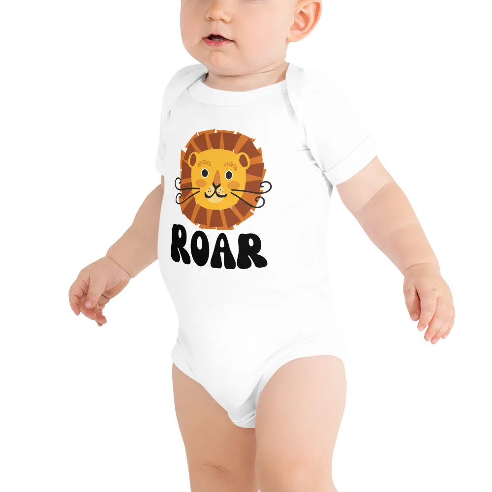 Roar Lion - Baby short sleeve one piece