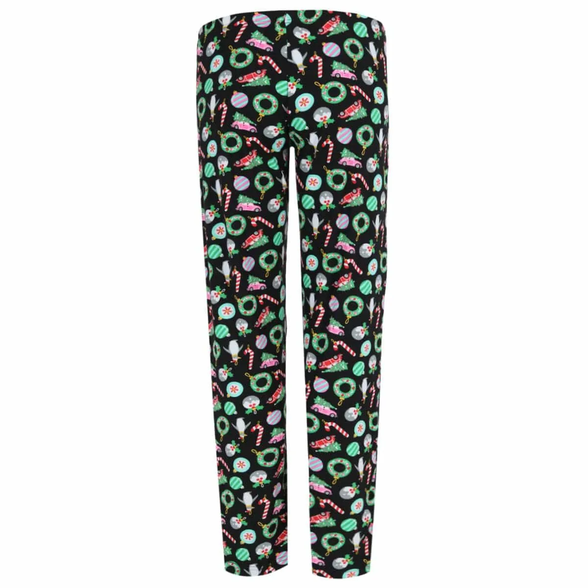 Roll Outta Bed Women's Christmas Ornament Open Bottom Pajama Pants