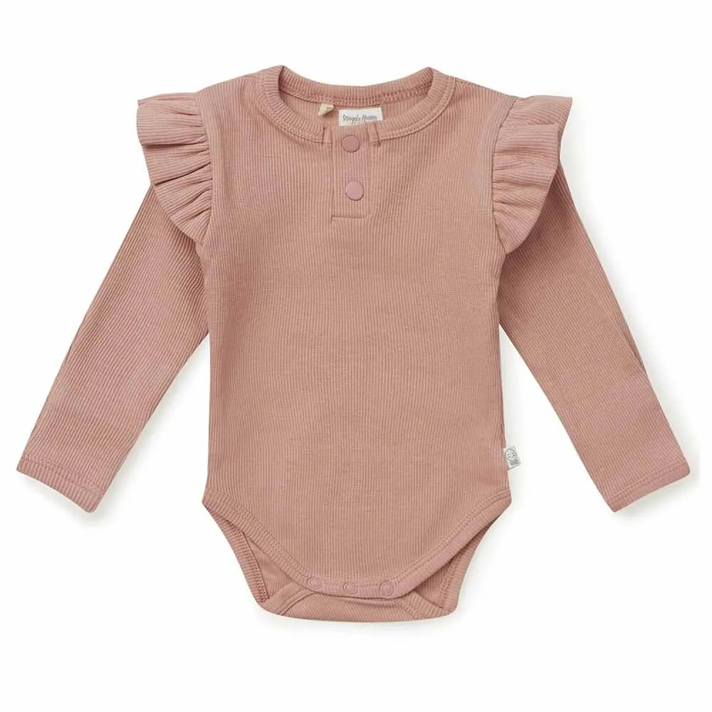 Rose | Organic Long Sleeve Bodysuit