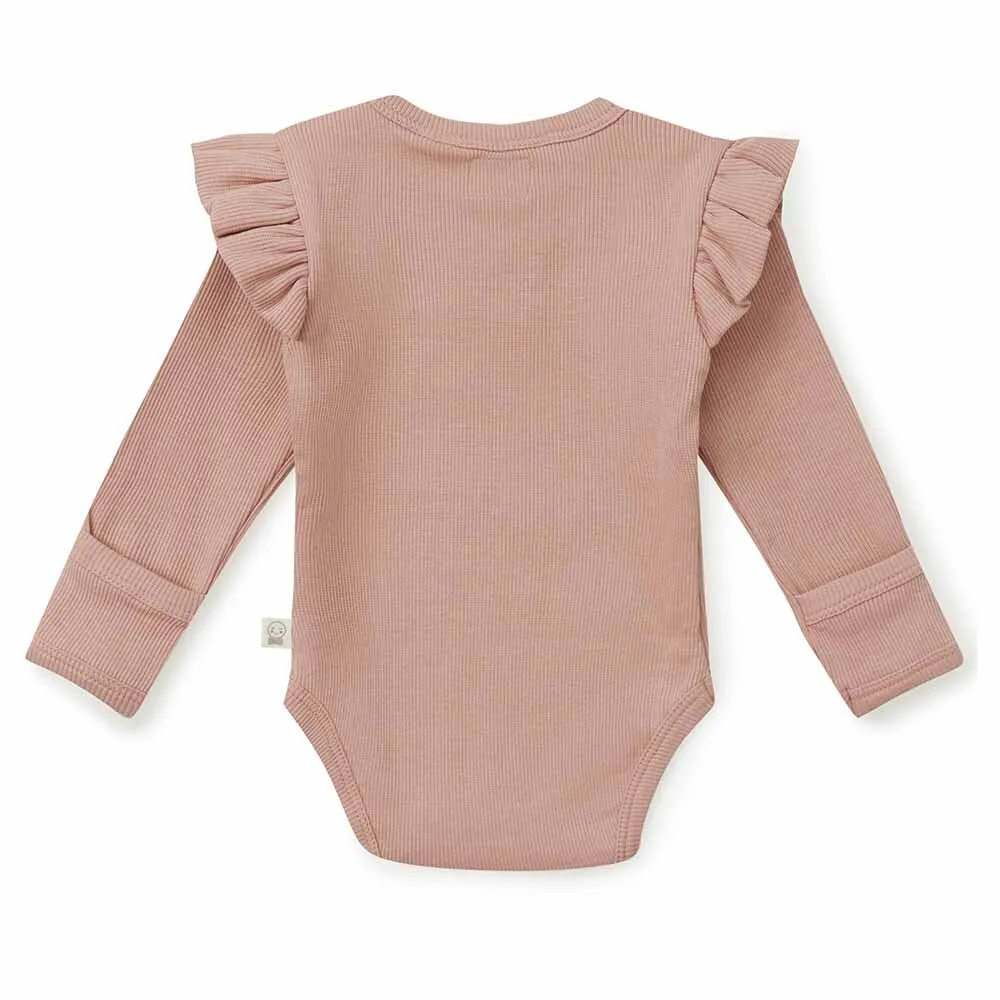 Rose | Organic Long Sleeve Bodysuit