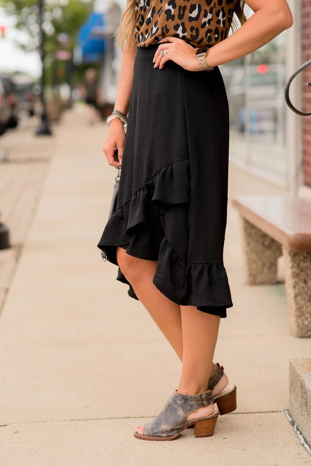 Ruffle Layer Skirt