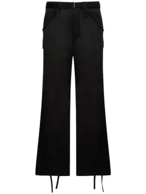 Sacai   Cotton chino cargo pants 