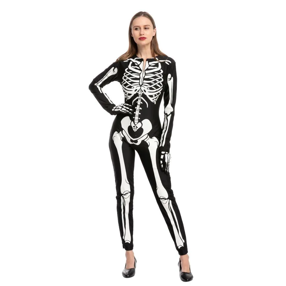 Sexy Glow in the Dark Skeleton Costume