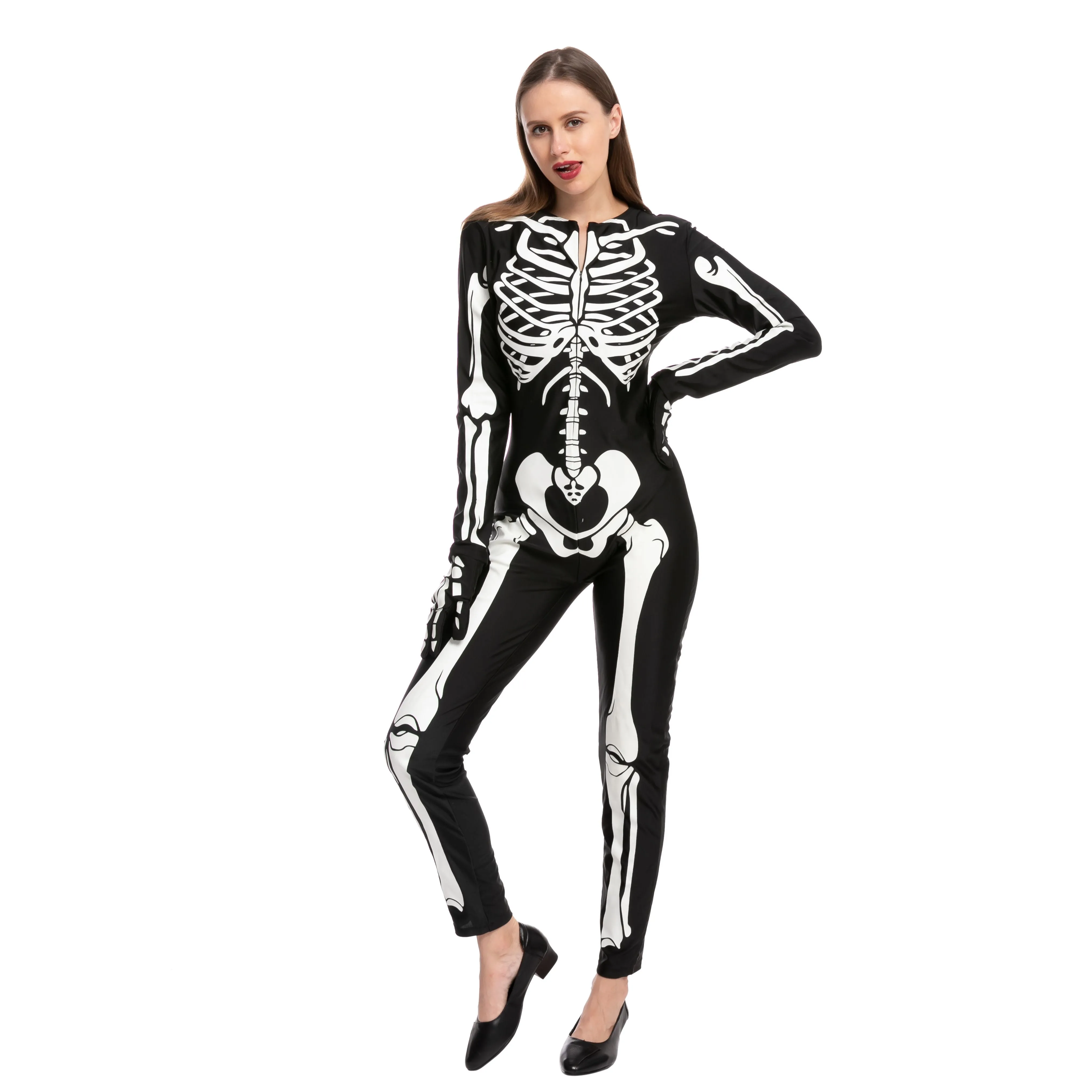 Sexy Glow in the Dark Skeleton Costume