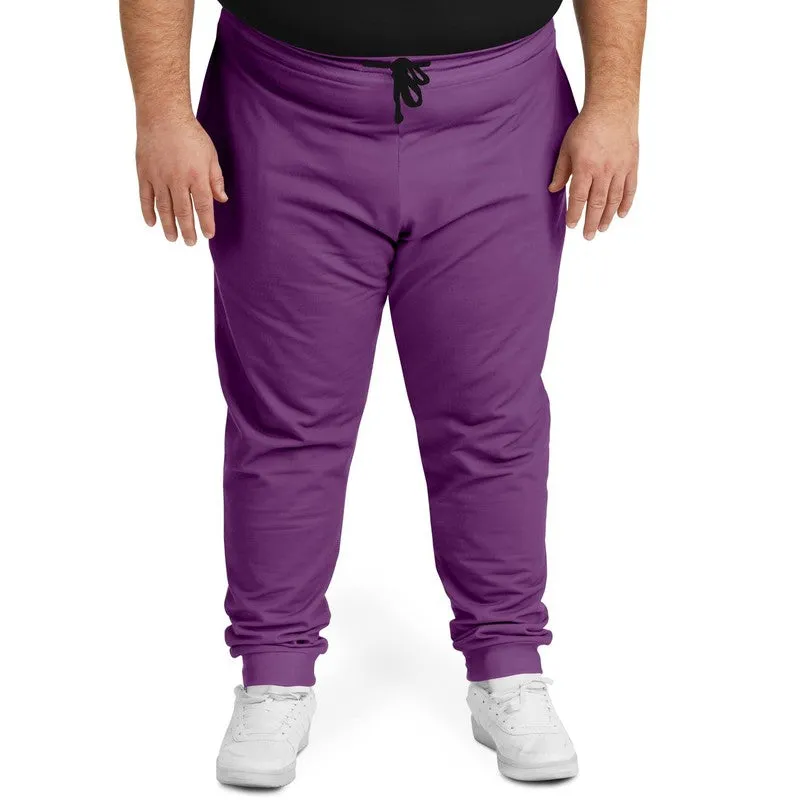 Shaded Midtone Purple Joggers | Unisex | with PLUS sizes | C40M80Y0K30