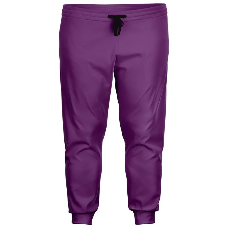 Shaded Midtone Purple Joggers | Unisex | with PLUS sizes | C40M80Y0K30