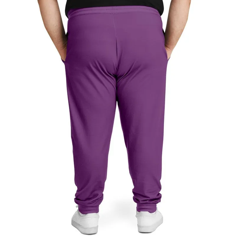 Shaded Midtone Purple Joggers | Unisex | with PLUS sizes | C40M80Y0K30