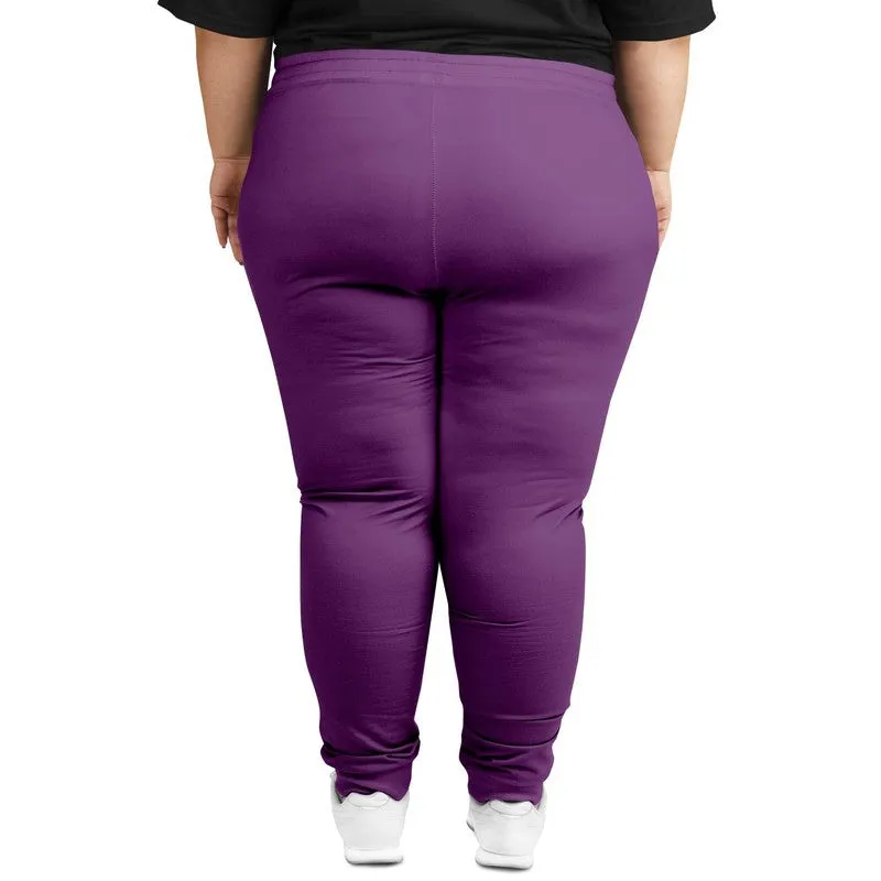 Shaded Midtone Purple Joggers | Unisex | with PLUS sizes | C40M80Y0K30