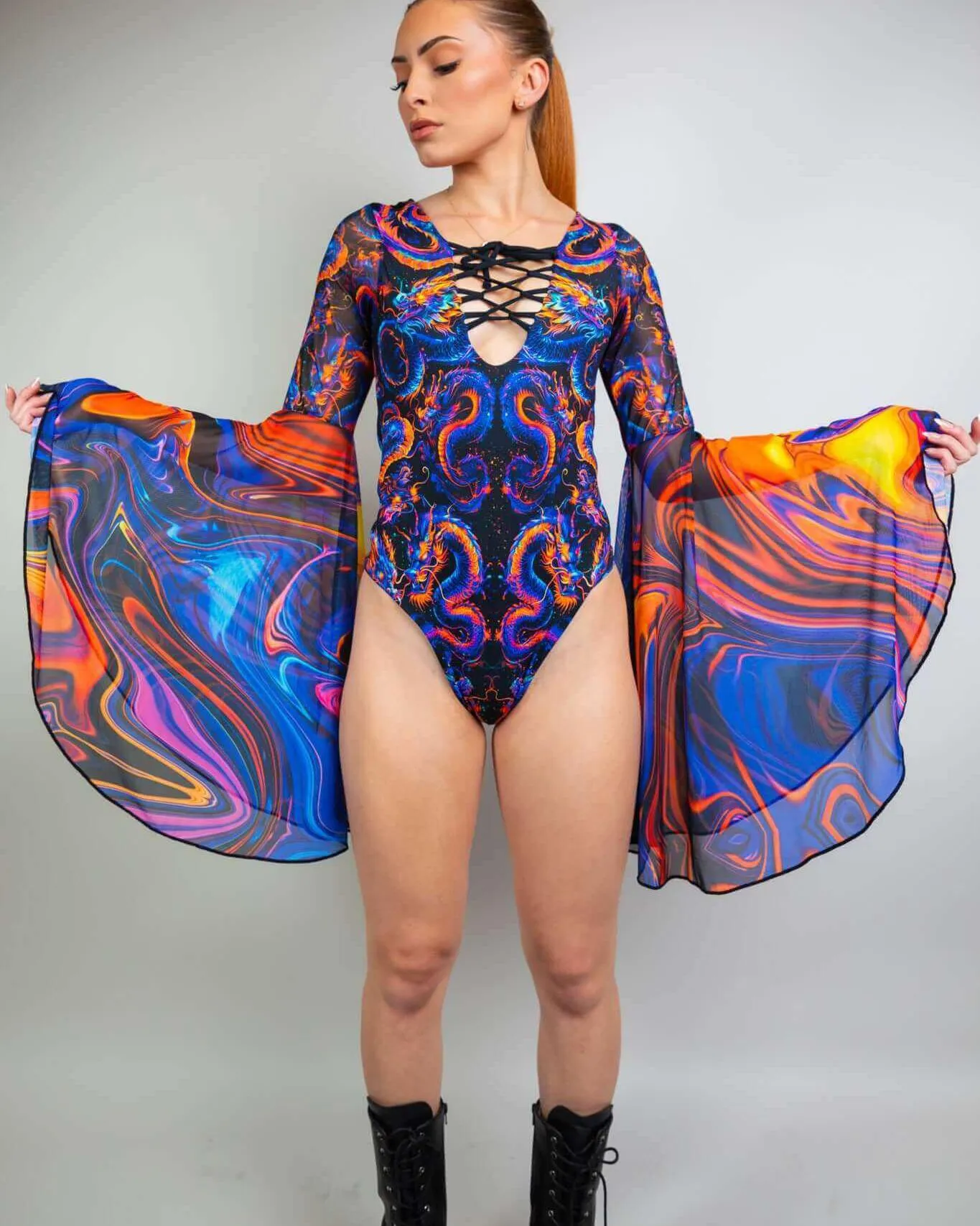 ShadowFlame Goddess Bodysuit