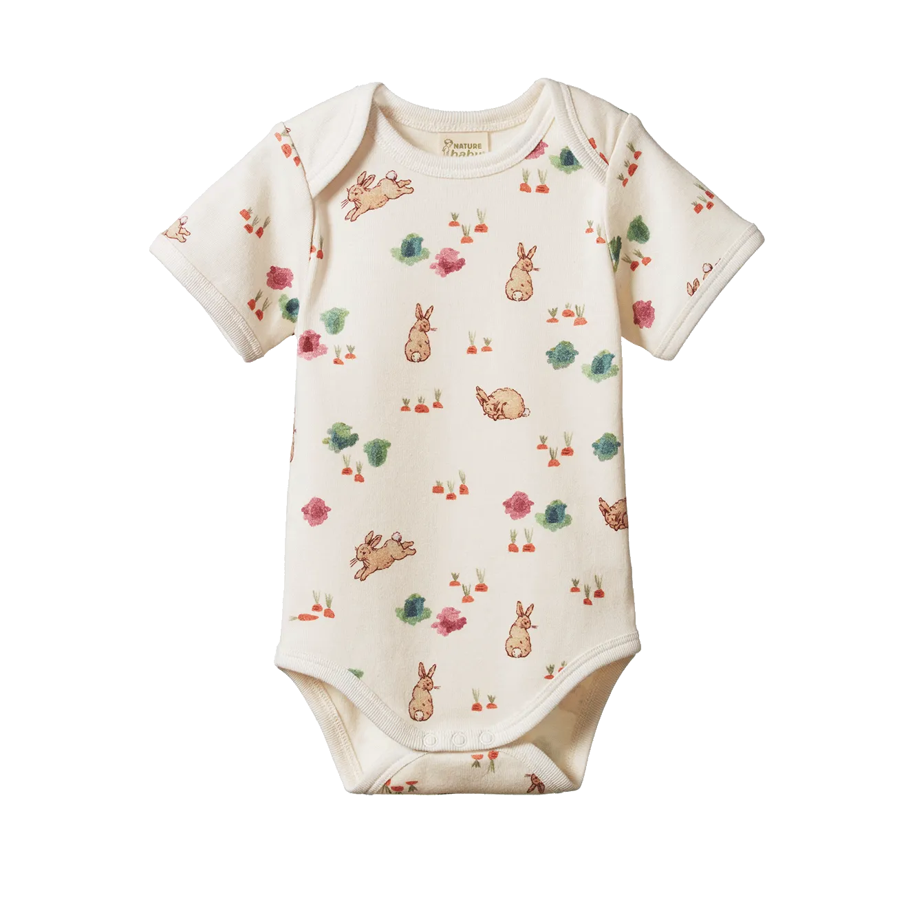 Short Sleeve Bodysuit | Country Bunny Print