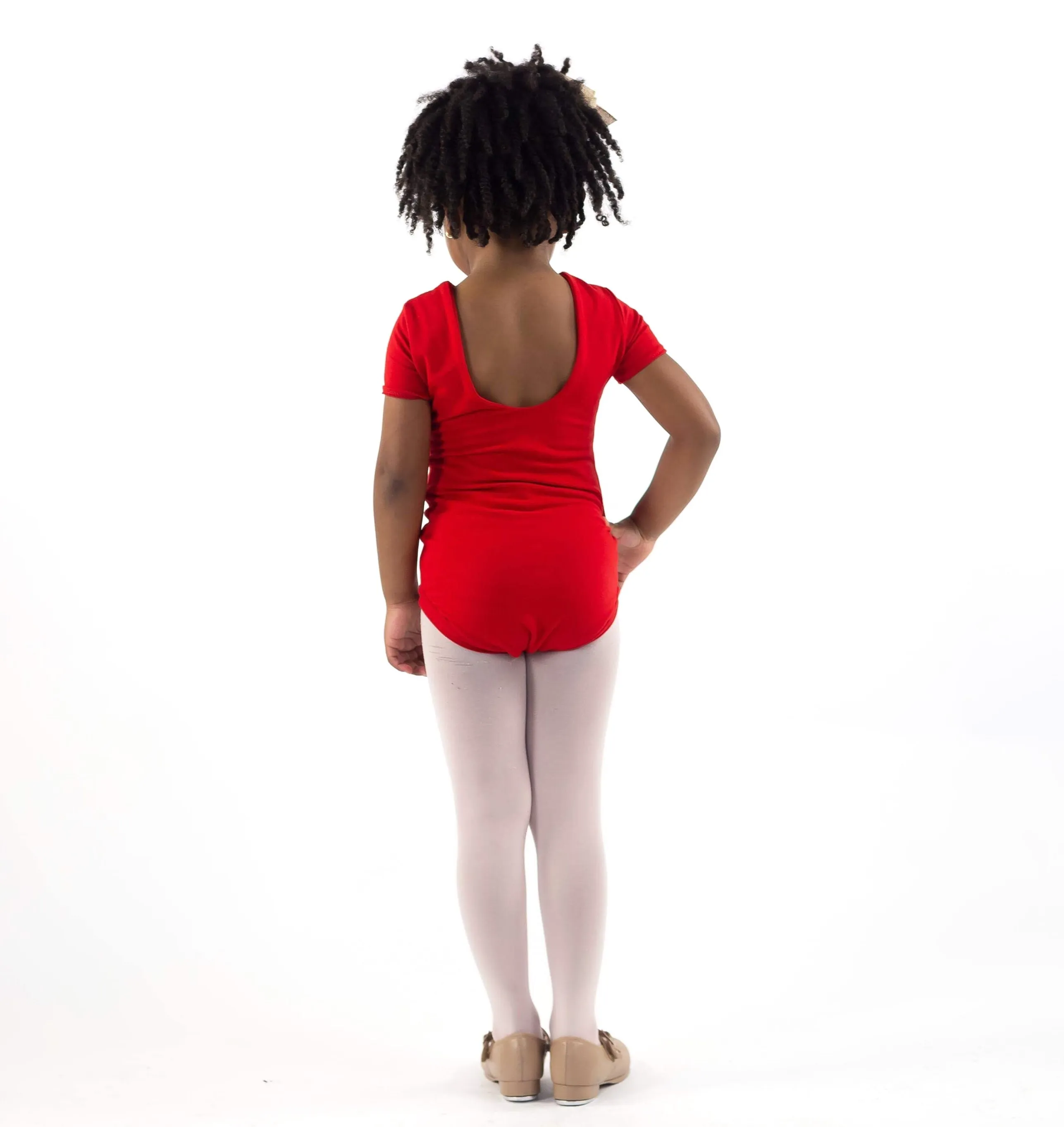 Short Sleeve Red Leotard