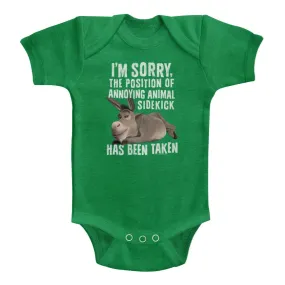 Shrek Animal Sidekick Baby Heather Bodysuit