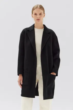 Single Breasted Wool Coat