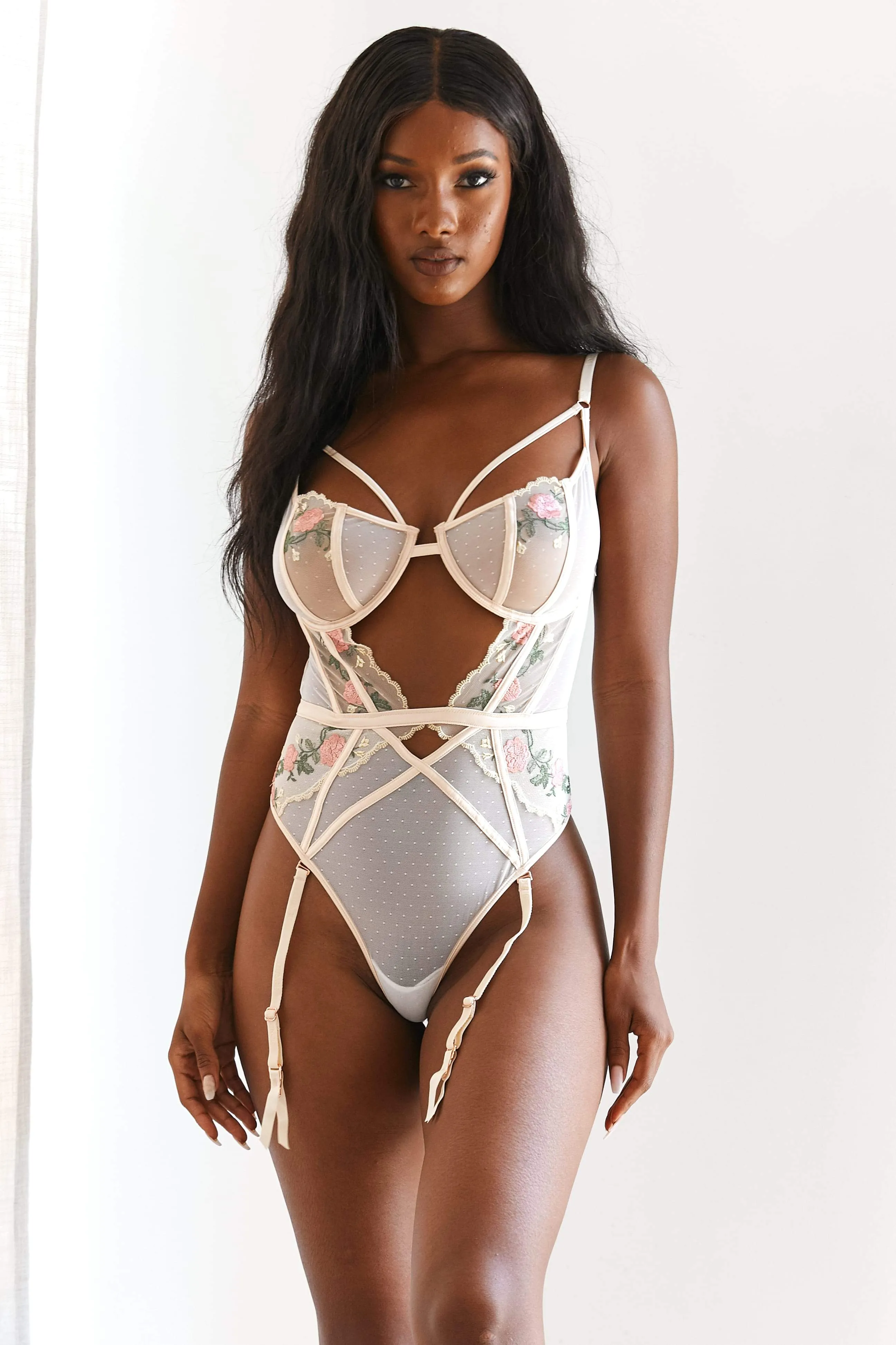 Skye Champagne Bodysuit