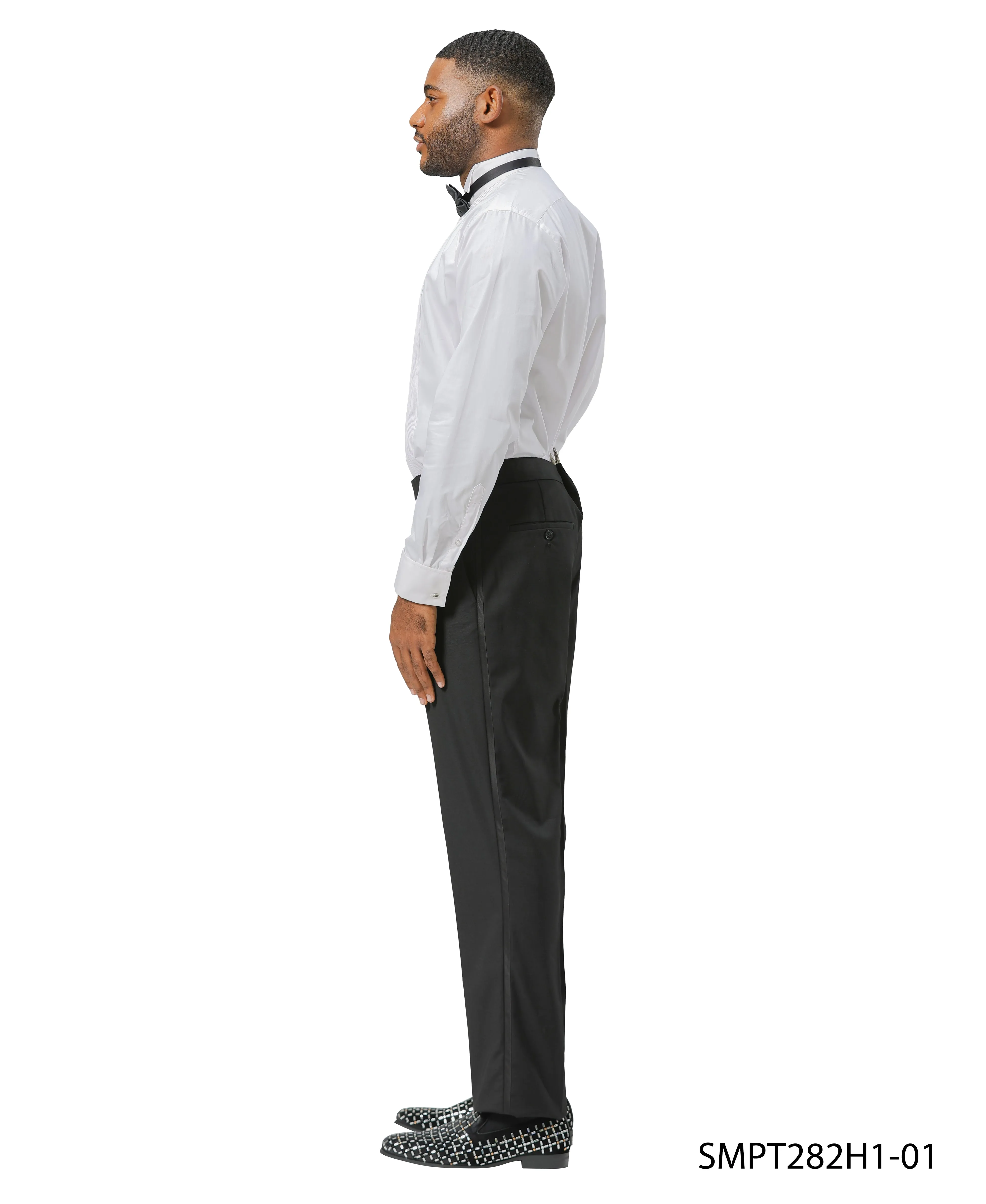 Solid Tuxedo Dress Pants By Modern