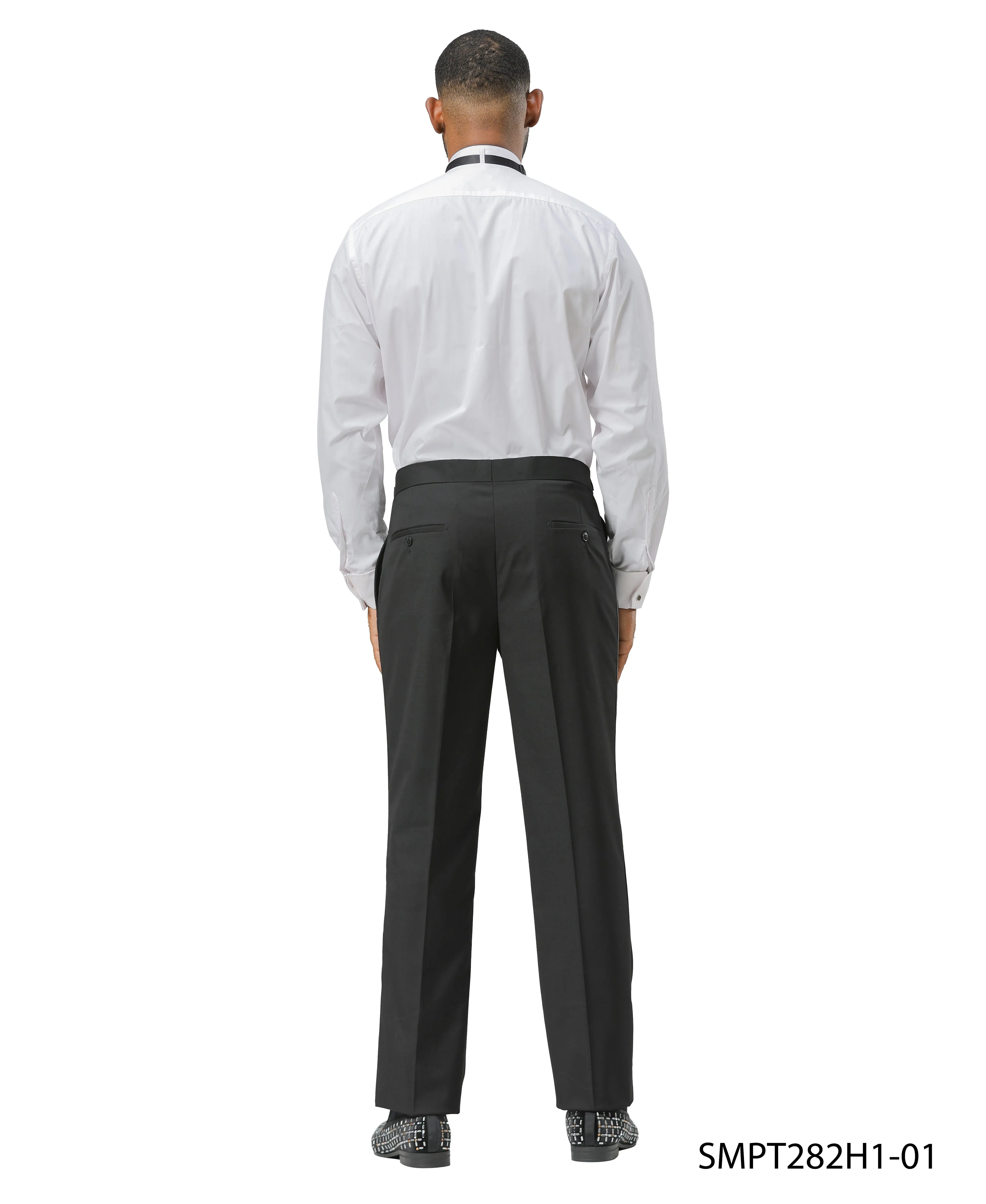 Solid Tuxedo Dress Pants By Modern