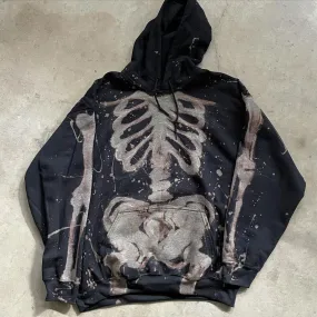 Street fashion personality skeleton hoodie