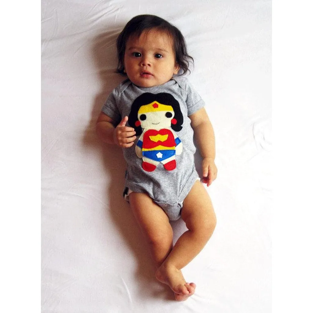 Super Hero Onesie - Wonder Girl