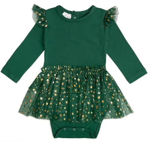 Sweet Wink Emerald Shimmer Christmas Dress