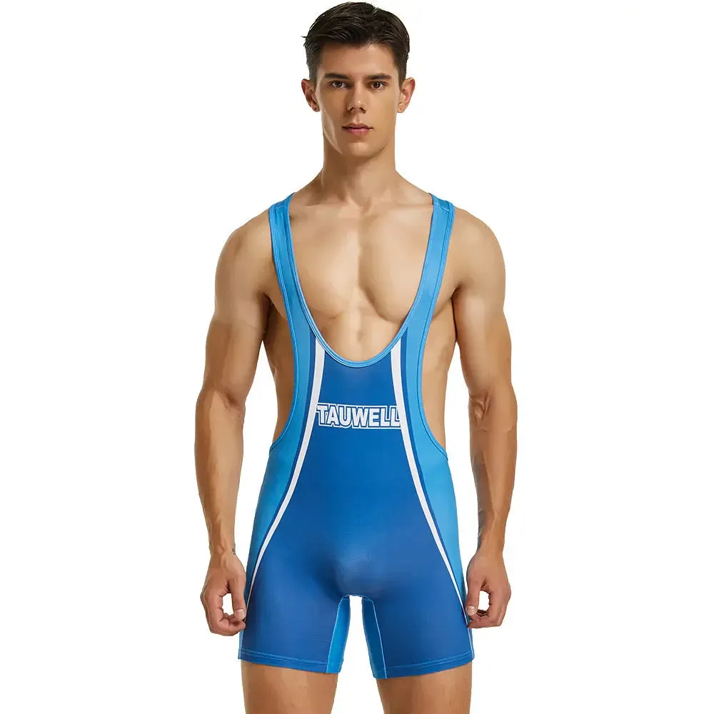 TAUWELL Mens Swimwear Bodysuit