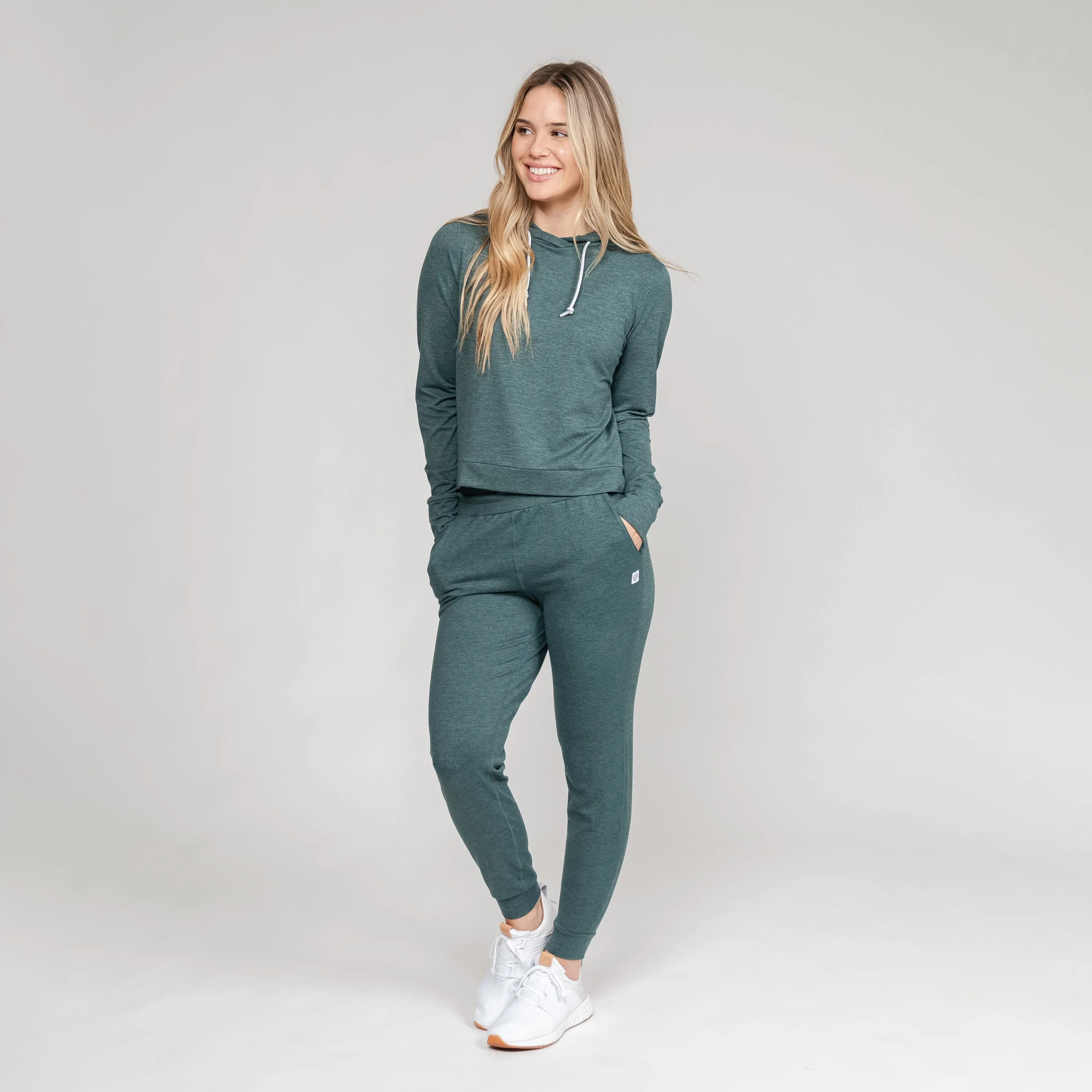 Tempo Performance Jogger | Heather - Ponderosa Green/Willow Green