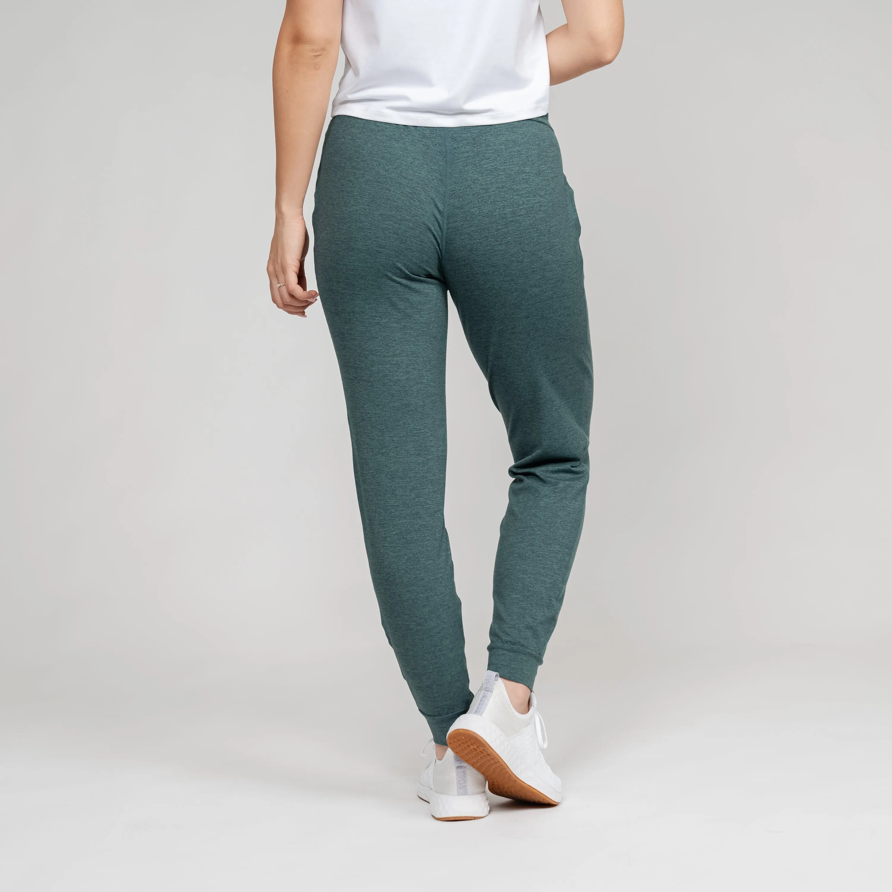 Tempo Performance Jogger | Heather - Ponderosa Green/Willow Green