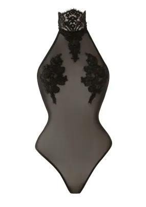 Transparent Mesh Lace Bodysuit