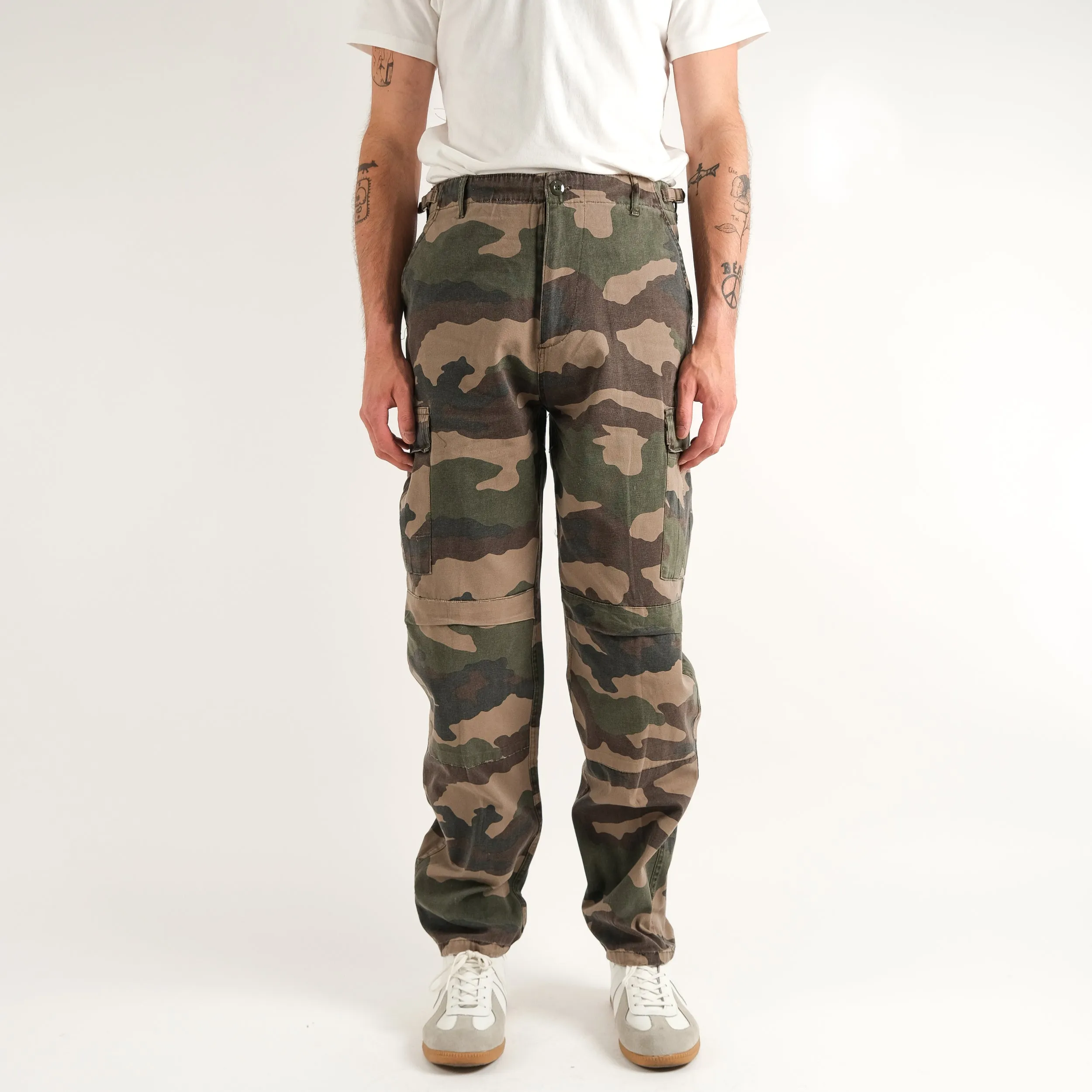 US WOODLAND CAMO CARGO PANTS