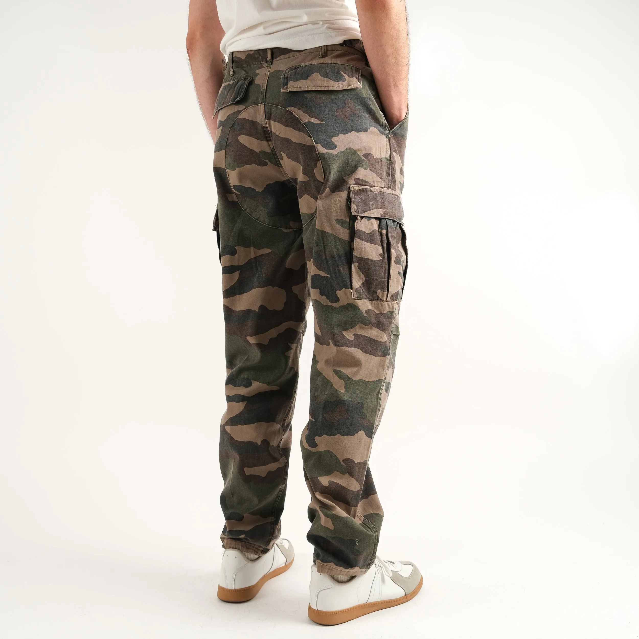 US WOODLAND CAMO CARGO PANTS