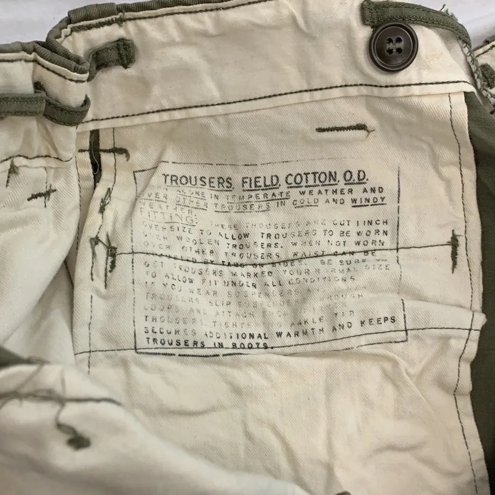 Vintage military work wear pants - 28"