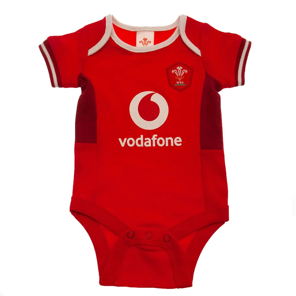 Wales RU 2 Pack Bodysuit for Infants (0-3 Months)