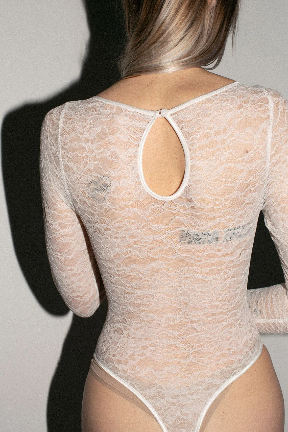 White Lace Bodysuit