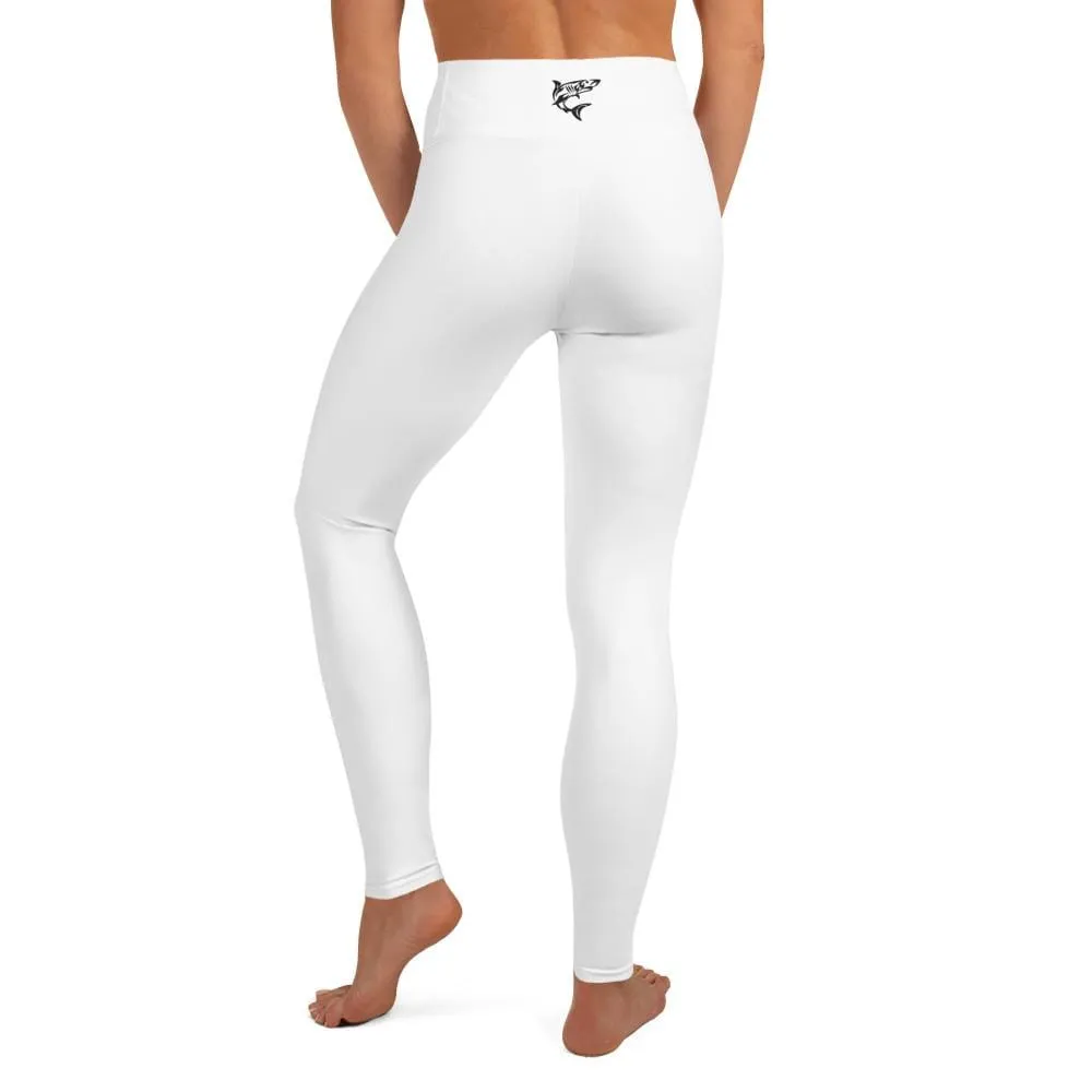 White SS Premium Standard ~ High-Waist Leggings