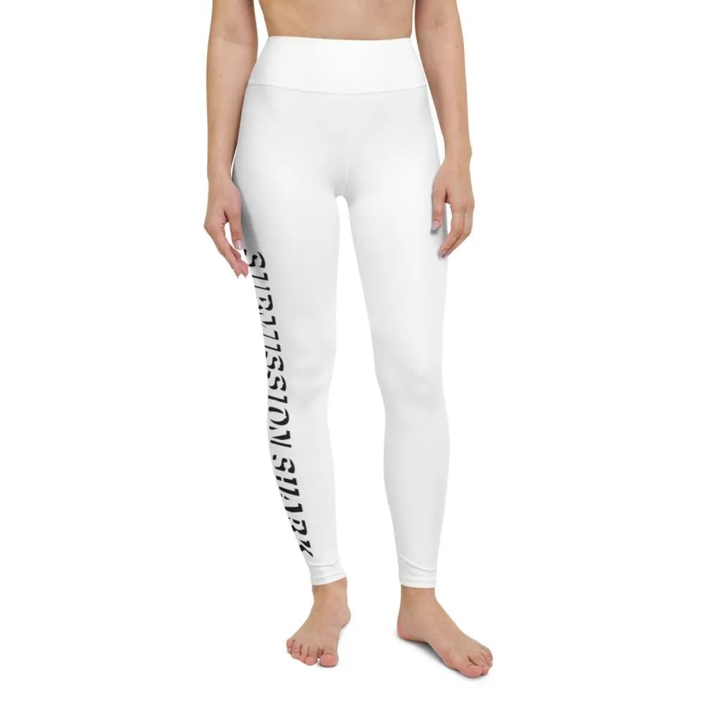 White SS Premium Standard ~ High-Waist Leggings