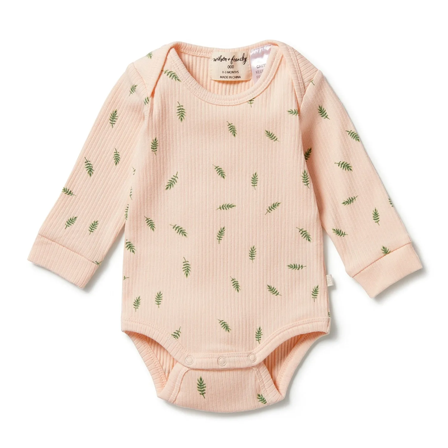 Wilson   Frenchy Rib Bodysuit Falling Leaf