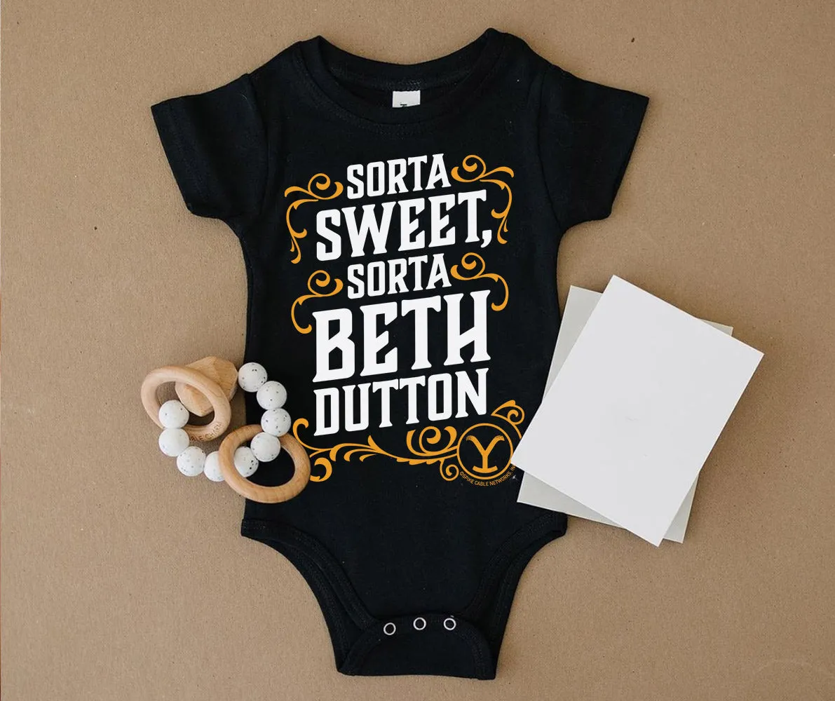 Yellowstone Sorta Sweet Sorta Beth Dutton Baby Bodysuit